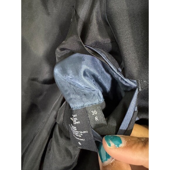 THEORY Blazer Men 36R MALCOLM Black Wool Slim Fit Wool Sport Coat - Picture 5 of 11